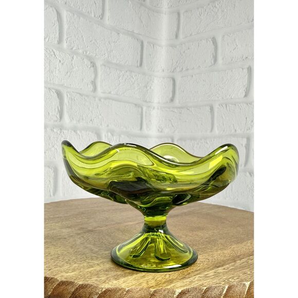 Other - Vintage MCM Viking Epic 6 Petal Green Taper Candle Holder